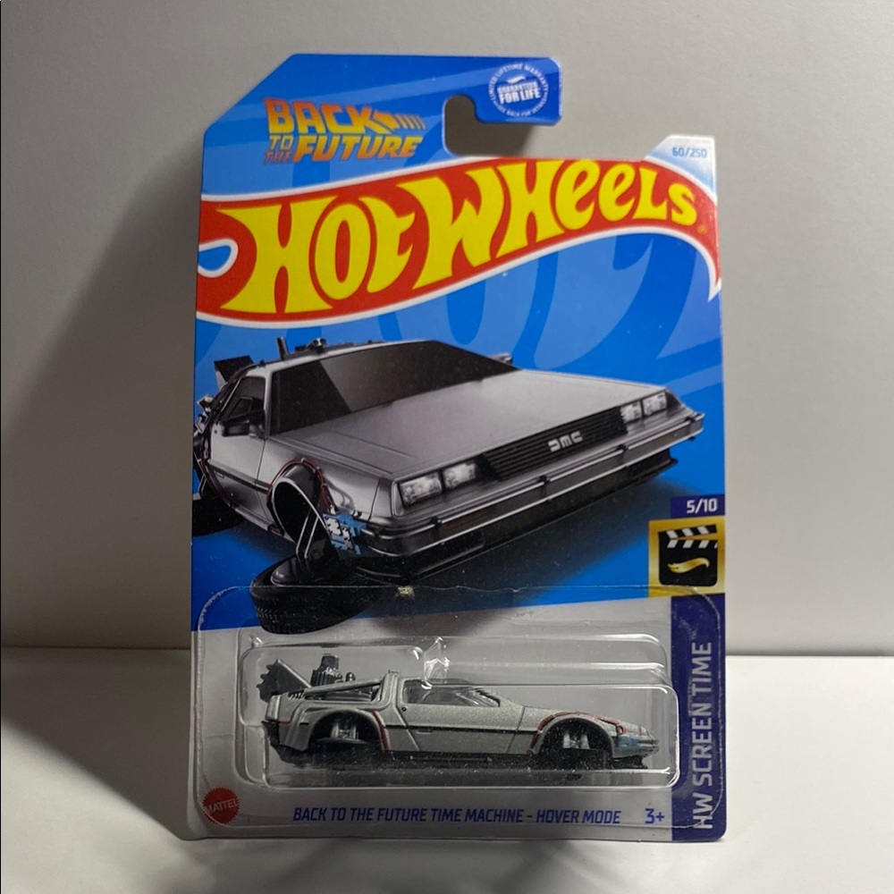 Hot Wheels Back to the Future Time Machine in Hover mode